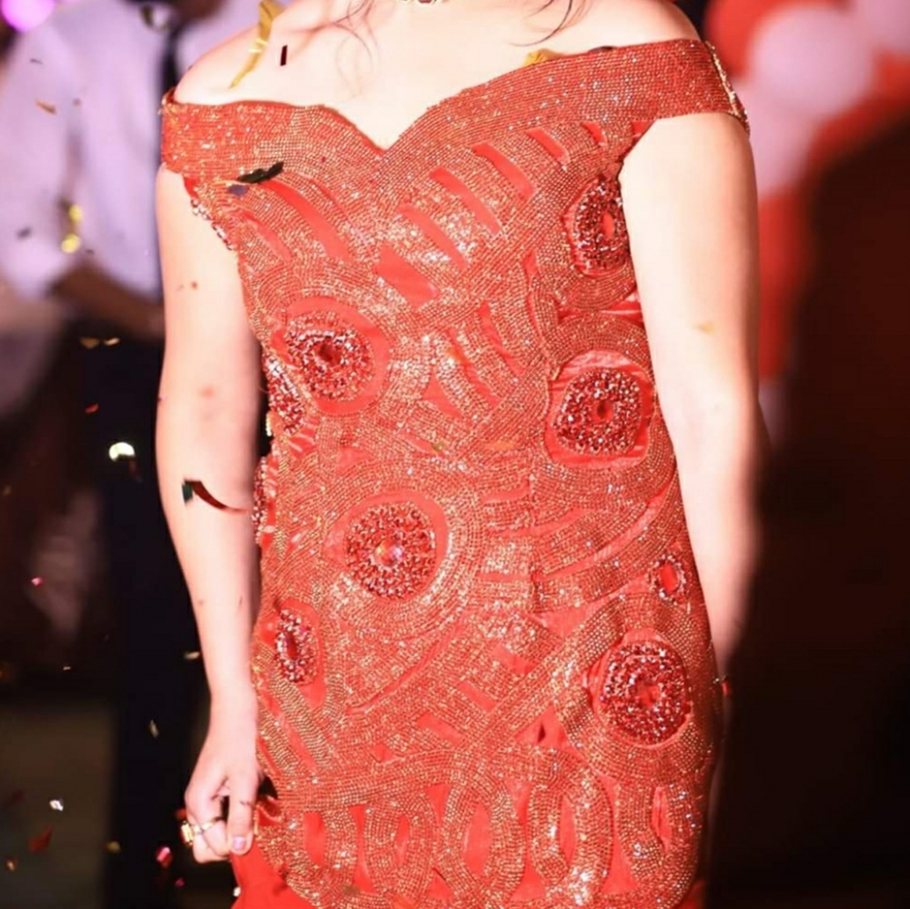 Royal reception dress ,